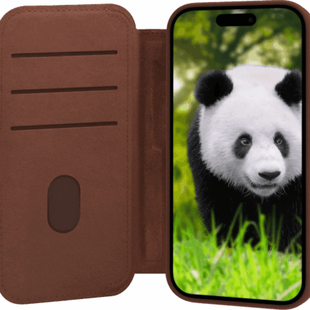 DBramante1928 Lynge iPhone 17 Book Case Leer met MagSafe Bruin