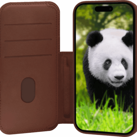 DBramante1928 Lynge iPhone 17 Pro Book Case Leer met MagSafe Bruin