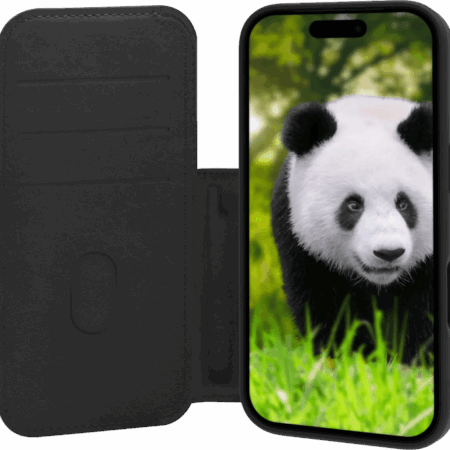 DBramante1928 Lynge iPhone 17 Pro Book Case Leer met MagSafe Zwart