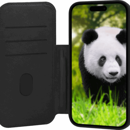 DBramante1928 Lynge iPhone 17 Pro Max Book Case Leer met MagSafe Zwart