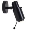 Biny Spot Bulb Wandlamp - Zwart - met stokje - zonder schakelaar