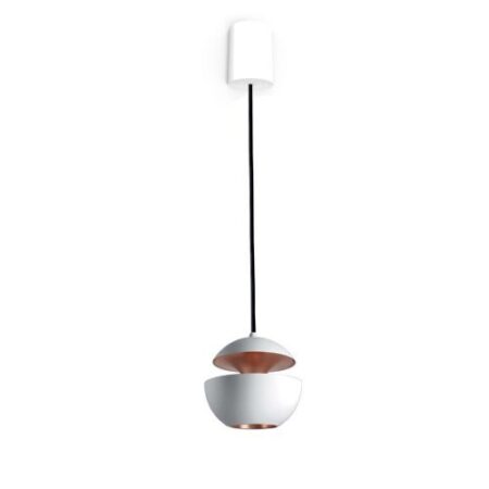 Here Comes the Sun Mini Hanglamp - Wit - Koper