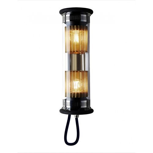 In The Tube 100-350 Wandlamp - Goud - Gouden mesh - Zwarte stop