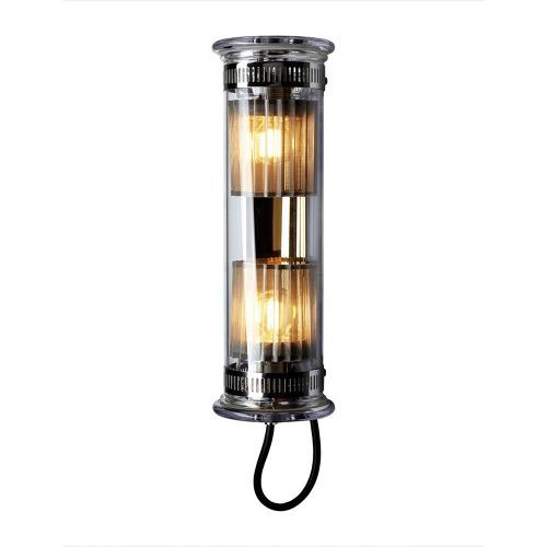 In The Tube 100-350 Wandlamp - Goud - Zilveren mesh - Transparante stop