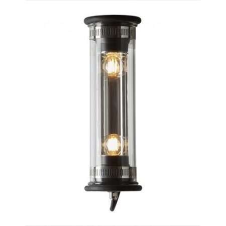 In The Tube 100-350 Wandlamp - Zilver - Zonder mesh - Zwarte stop