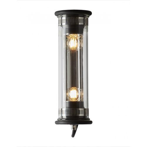 In The Tube 100-350 Wandlamp - Zilver - Zonder mesh - Zwarte stop