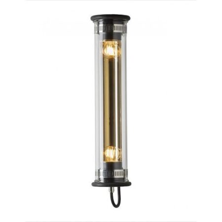 In The Tube 100-500 Wandlamp - Goud - Zonder mesh - Zwarte stop