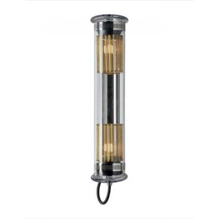 In The Tube 100-500 Wandlamp - Zilver - Gouden mesh - Transparante stop