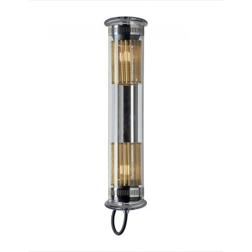In The Tube 100-500 Wandlamp - Zilver - Gouden mesh - Transparante stop