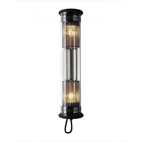 In The Tube 100-500 Wandlamp - Zilver - Zilveren mesh - Zwarte stop