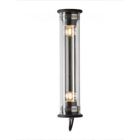 In The Tube 100-500 Wandlamp - Zilver - Zonder mesh - Zwarte stop
