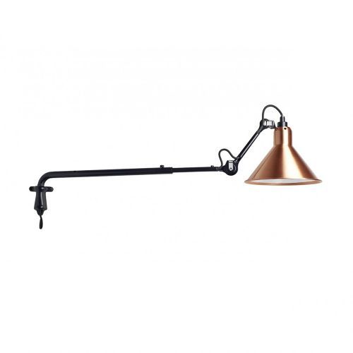 Lampe Gras N203 Conic Wandlamp - Koper/wit