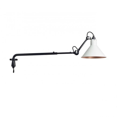 Lampe Gras N203 Conic Wandlamp - Wit/koper