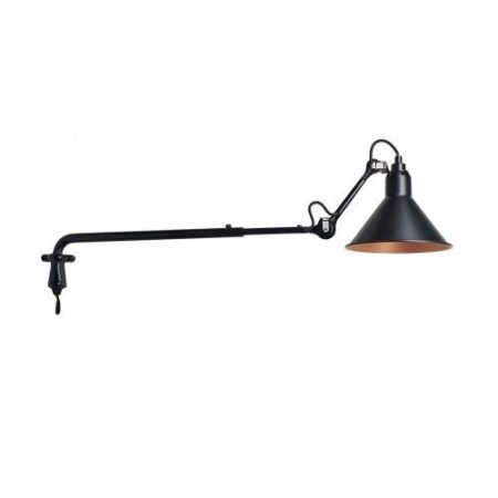 Lampe Gras N203 Conic Wandlamp - Zwart/koper