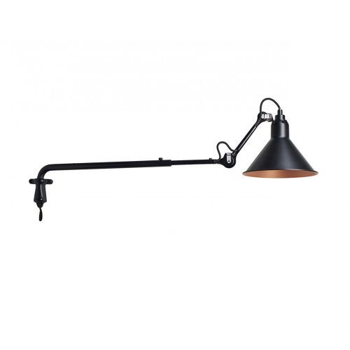 Lampe Gras N203 Conic Wandlamp - Zwart/koper