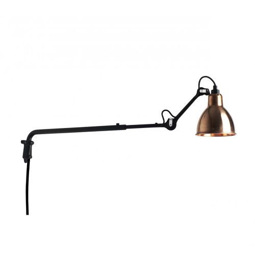 Lampe Gras N203 Round Wandlamp - Rauw koper