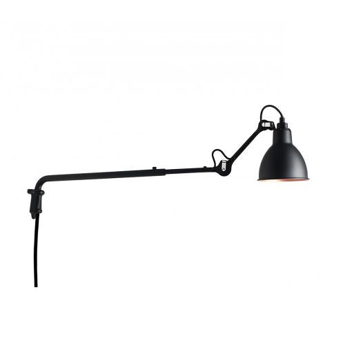 Lampe Gras N203 Round Wandlamp - Zwart/koper
