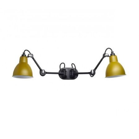 Lampe Gras N204 Double Round Wandlamp - Geel