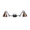 Lampe Gras N204 Double Round Wandlamp - Koper