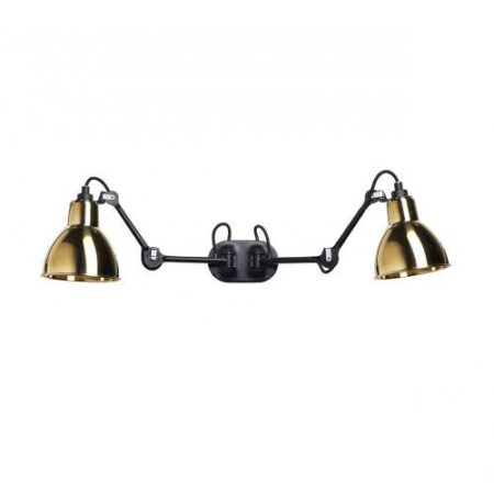 Lampe Gras N204 Double Round Wandlamp - Messing