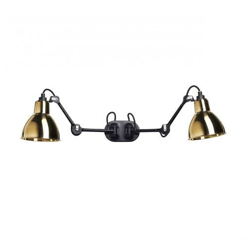 Lampe Gras N204 Double Round Wandlamp - Messing