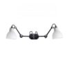 Lampe Gras N204 Double Round Wandlamp - Wit kunststof