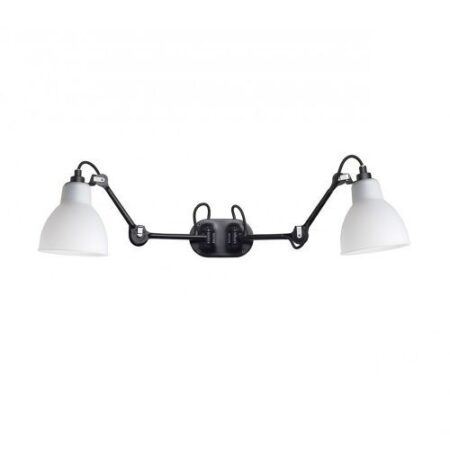 Lampe Gras N204 Double Round Wandlamp - Wit kunststof
