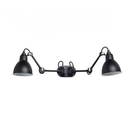 Lampe Gras N204 Double Round Wandlamp - Zwart