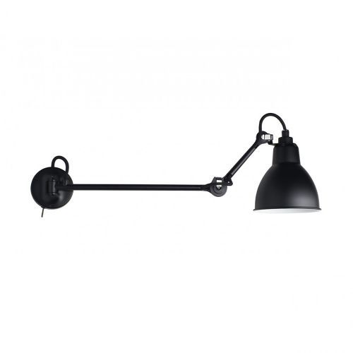 Lampe Gras N204 L 40 Round Wandlamp - Zwart