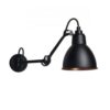 Lampe Gras N204 Round Wandlamp - Zwart/koper