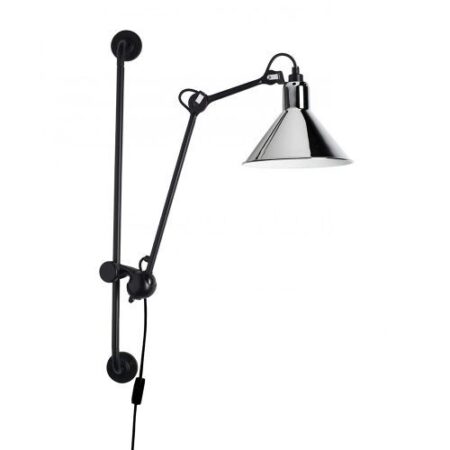 Lampe Gras N210 Conic Wandlamp - Chroom
