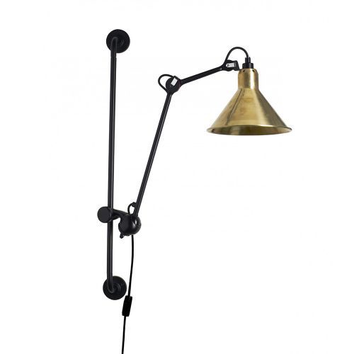 Lampe Gras N210 Conic Wandlamp - Messing
