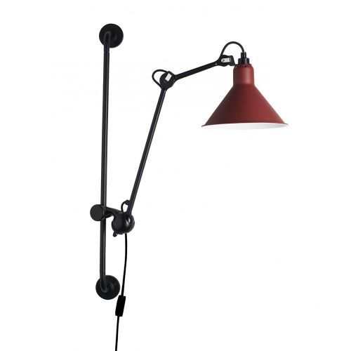Lampe Gras N210 Conic Wandlamp - Rood
