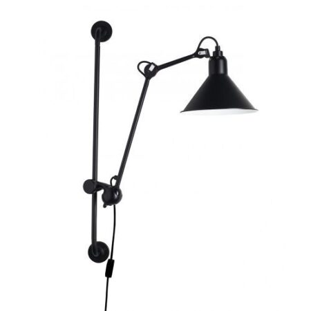 Lampe Gras N210 Conic Wandlamp - Zwart