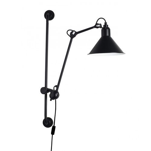 Lampe Gras N210 Conic Wandlamp - Zwart