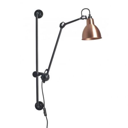 Lampe Gras N210 Round Wandlamp - Koper