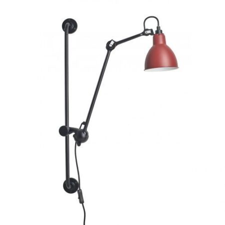 Lampe Gras N210 Round Wandlamp - Rood