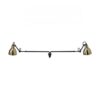 Lampe Gras N213 Double Round Wandlamp - Messing