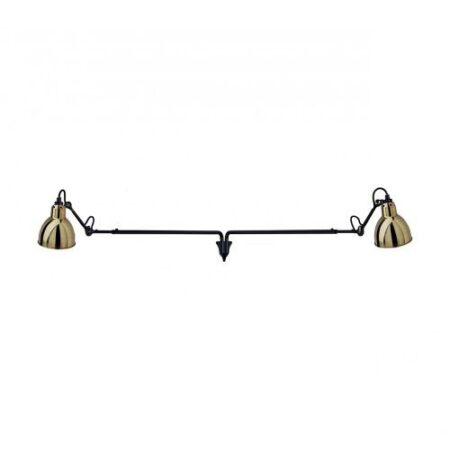 Lampe Gras N213 Double Round Wandlamp - Messing