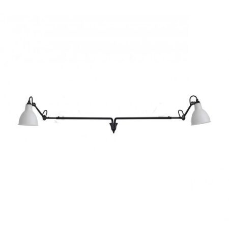 Lampe Gras N213 Double Round Wandlamp - Wit kunststof