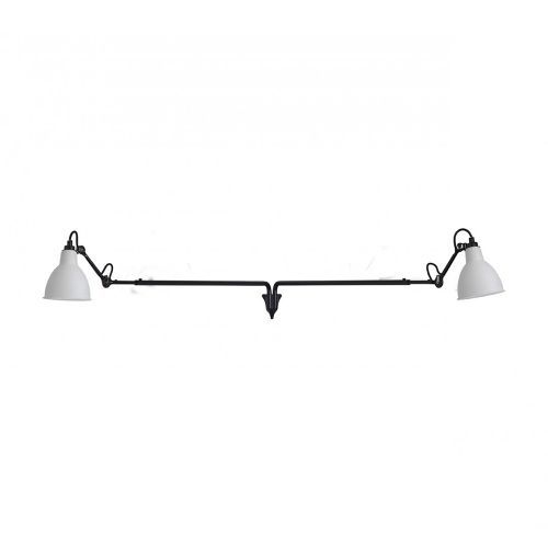 Lampe Gras N213 Double Round Wandlamp - Wit kunststof