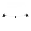 Lampe Gras N213 Double Round Wandlamp - Zwart