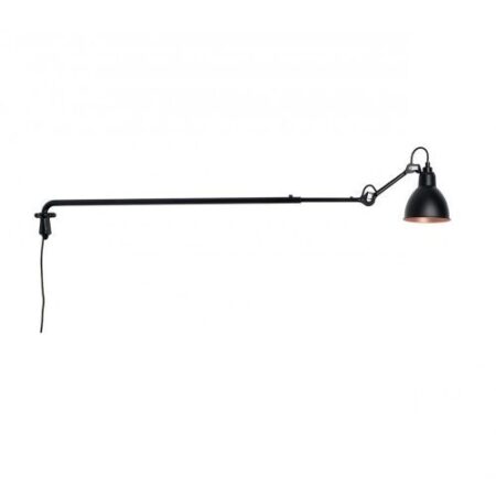 Lampe Gras N213 Round Wandlamp - Zwart/koper