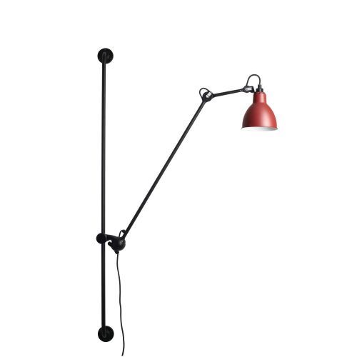 Lampe Gras N214 Round Wandlamp - Rood