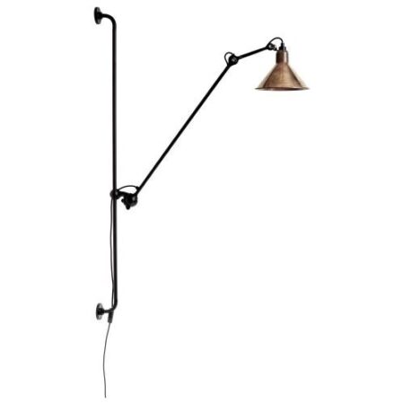 Lampe Gras N214 Wandlamp - Ruw koper