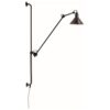 Lampe Gras N214 Wandlamp - Zwart - Koper