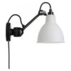Lampe Gras N304 - Met snoer - Wit glas