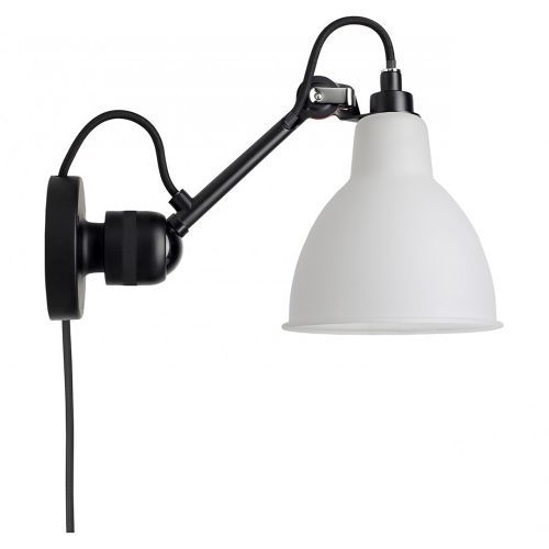 Lampe Gras N304 - Met snoer - Wit glas