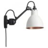 Lampe Gras N304 - Met snoer - Wit/koper