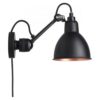 Lampe Gras N304 - Met snoer - Zwart/koper